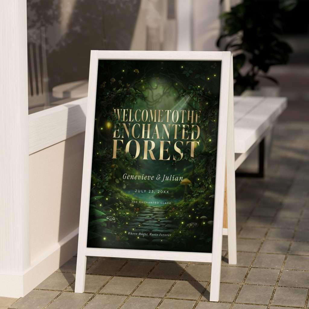 Welcome Sign (Medium) (mockup)