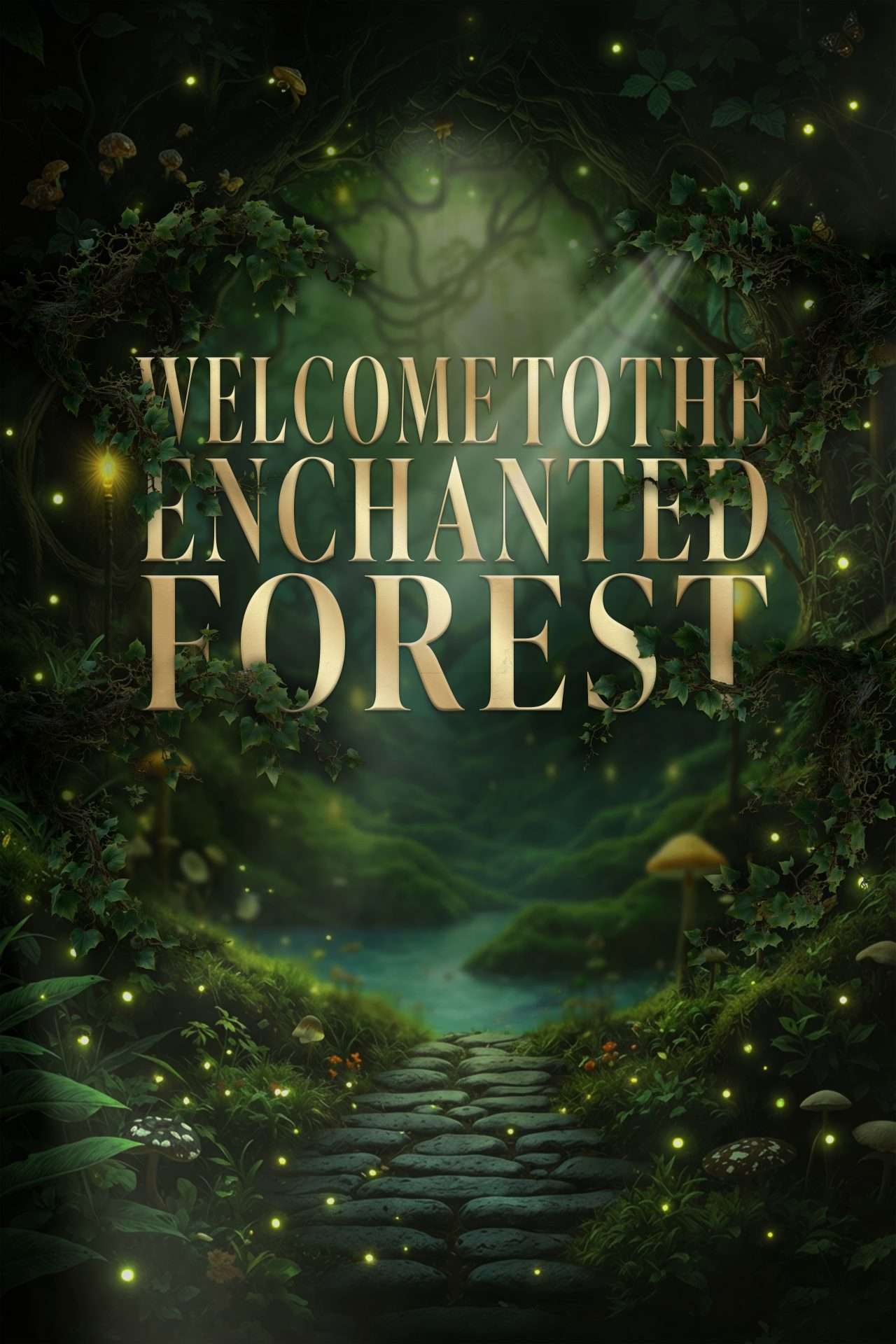 Enchanted Forest Welcome Sign Topaz2 Sharpen, Enchanted Forest