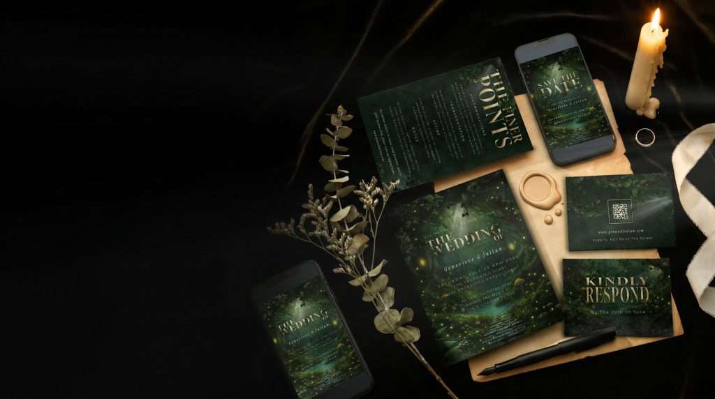 Enchanted Forest Wedding Invitation Suite: The Essentials Suite