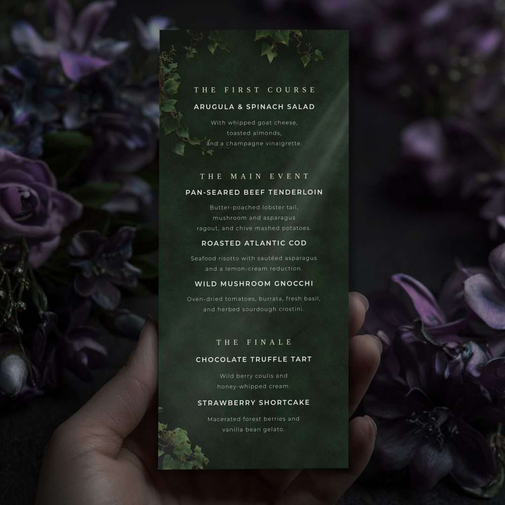 Menu Card (mockup)