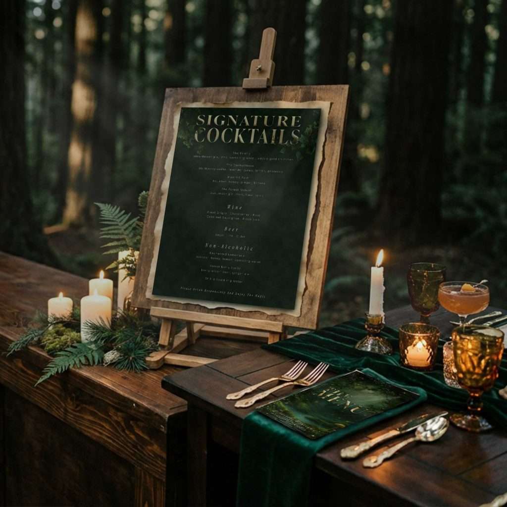 Bar Menu (mockup)