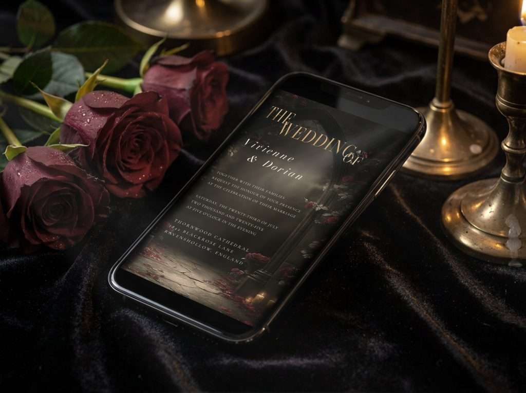 Mobile Invitation, mockup