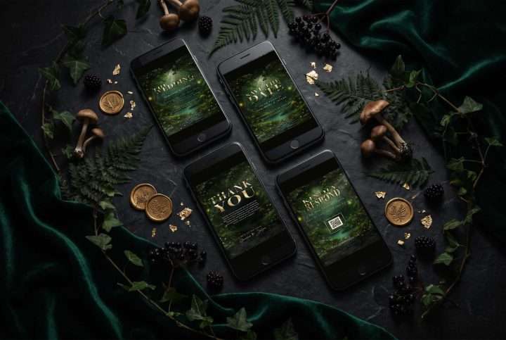 Enchanted Forest Digital Basic Suite: Four Phone, Enchanted Forest
