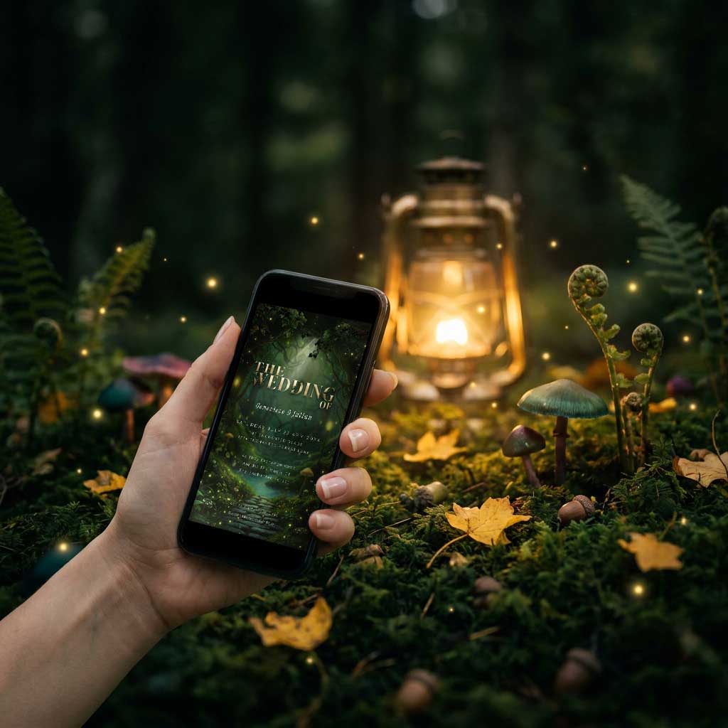 Mobile Invitation, mockup