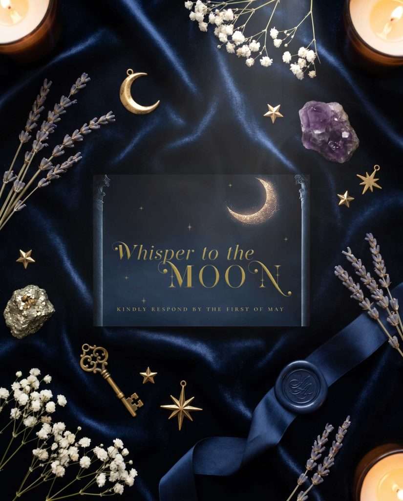 Midnight Celestial RSVP Card