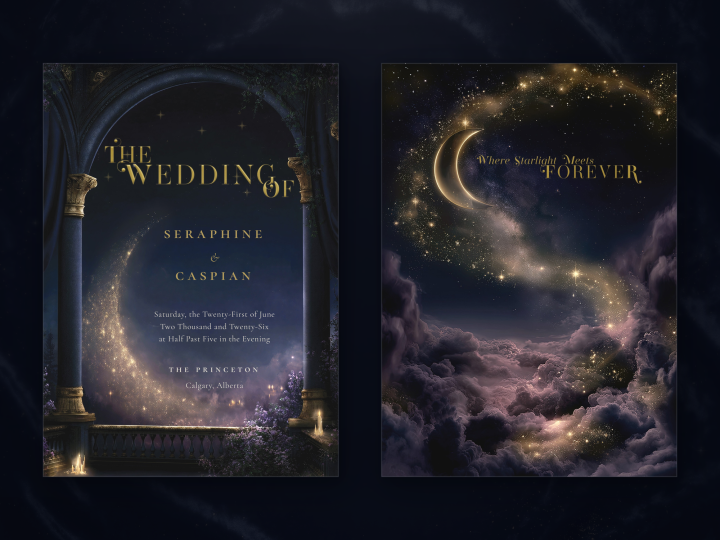 Midnight Celestial Invitation, Midnight Celestial