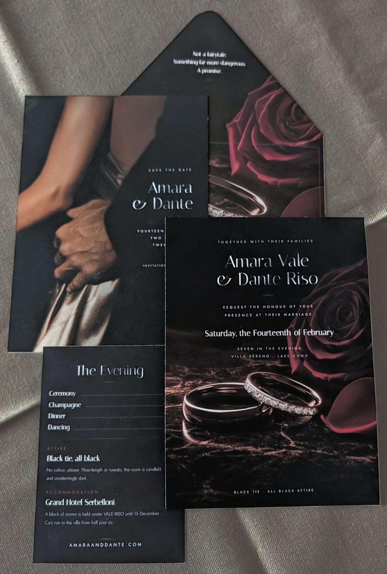 Inside the Obsidian Vow Suite: Every Piece, Silver or Rose