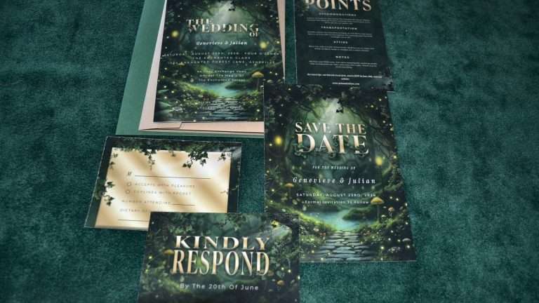 How Printed and Shipped Wedding Invitations Work with a Done-For-You Studio
