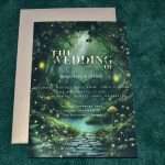 Enchanted Forest wedding invitation, printed, from the Essentials Suite