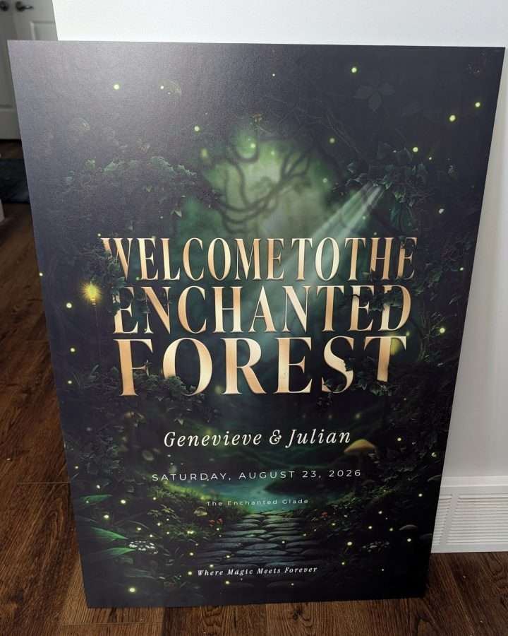 Enchanted Forest Welcome Sign, Real Photo, Enchanted Forest