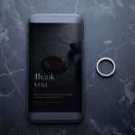 Obsidian Vow Mobile Thank You Card
