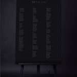 Obsidian Vow Wedding Seating Chart