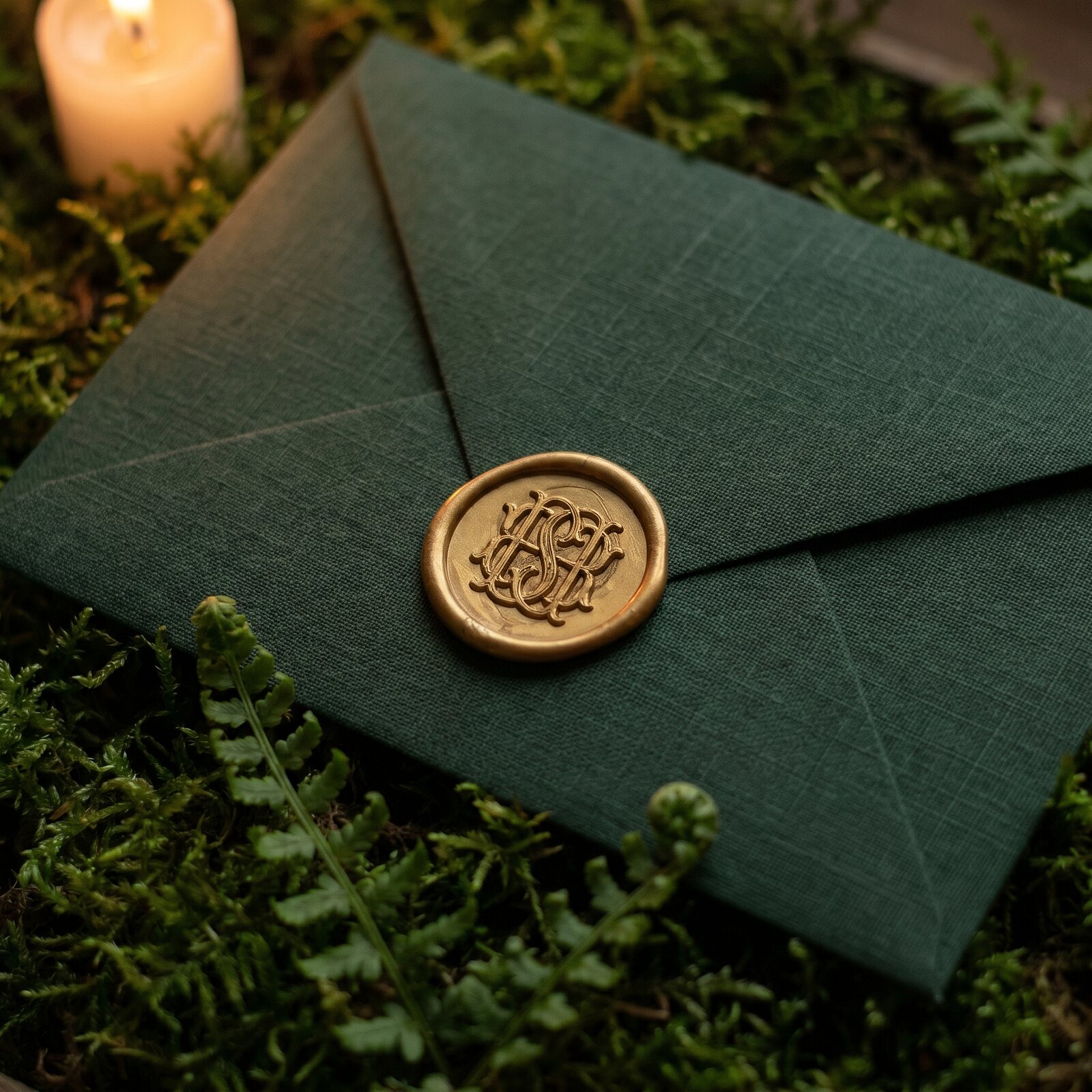 Sealed in wax, kept by moss