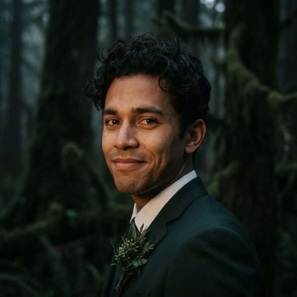 Portrait of Finn Aldridge, Groomsman