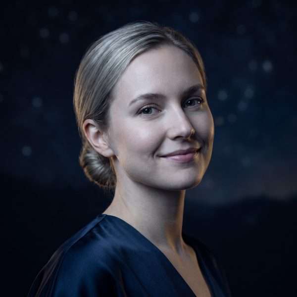 Portrait of Evangeline Cross, Bridesmaid